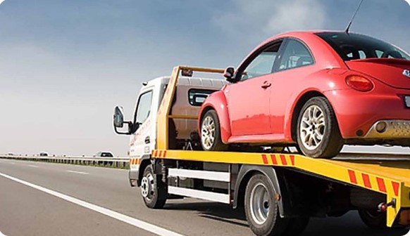 Professional tow truck assistance