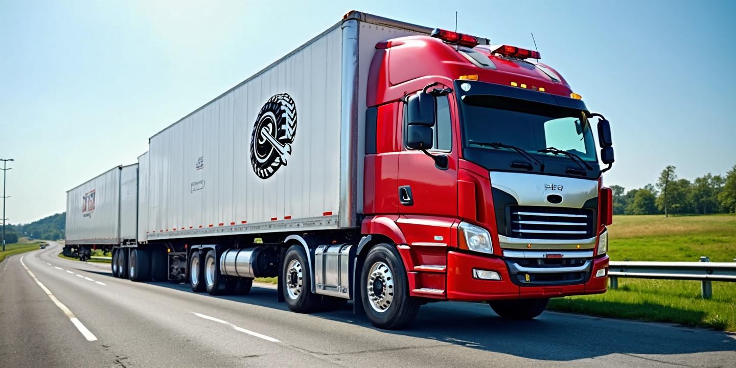 Professional heavy-duty tire service